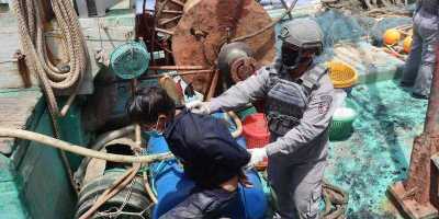 Bakamla Lumpuhkan Kapal Pencuri Ikan Milik Vietnam