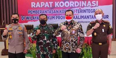 Kordinasi KPK dan APH Kalimantan Timur